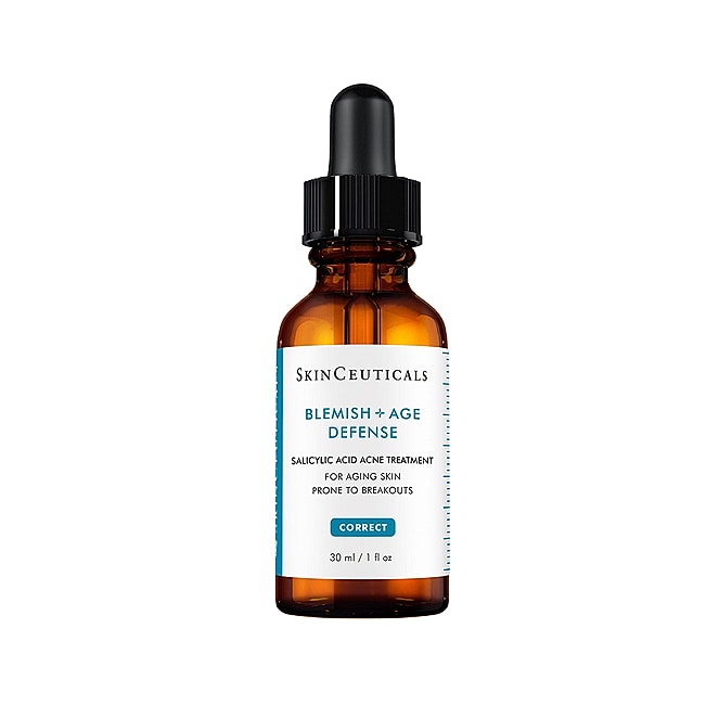 Blemish and age defense acne treatment serum.
