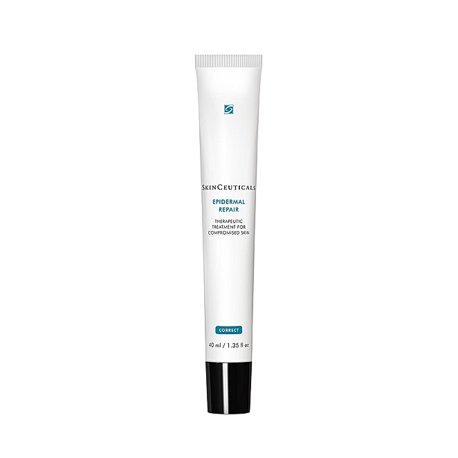 Epidermal repair cream for compromised skin.
