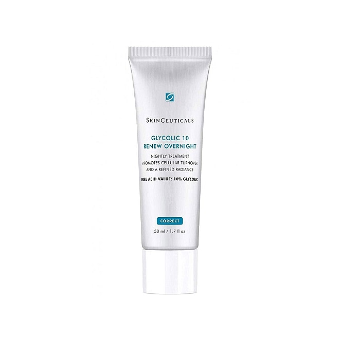 Glycolic 10 overnight skin treatment tube.